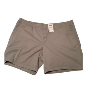 Sonoma Goods For Life Mens 3XB Alloy Grey Esst Pull-On Shorts 9in Inseam NWT